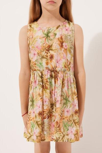 Multicolour Printed Dress , Kids Girls, , large image number 1