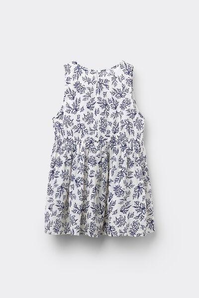 Blue Printed Dress , Kids Girls, , large image number 4