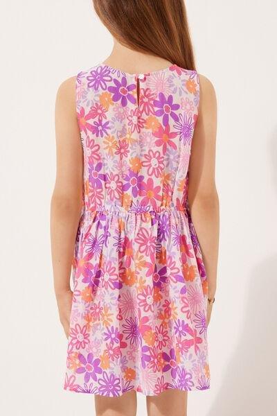Pink Printed Dress, Kids Girls, , large image number 3