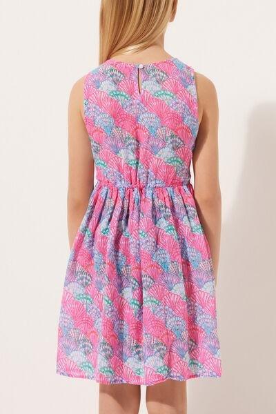 Pink Printed Dress, Kids Girls, , large image number 2