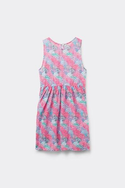 Pink Printed Dress, Kids Girls, , large image number 4
