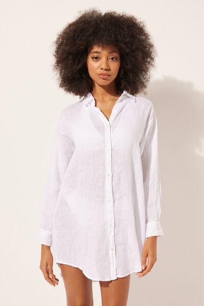 White Plain Overshirt, , large image number 1