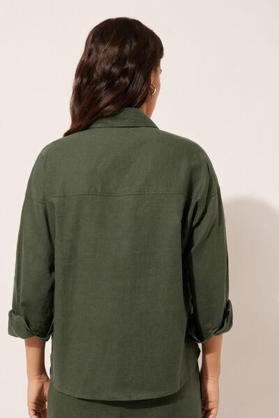 Green Button Up Shirt, , large image number 2