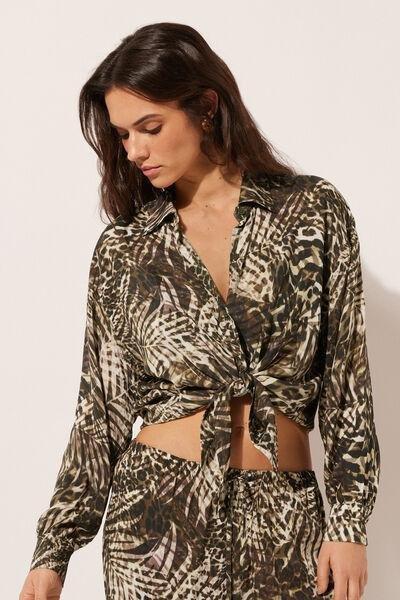 Multicolour Animal Print Shirt, , large image number 0