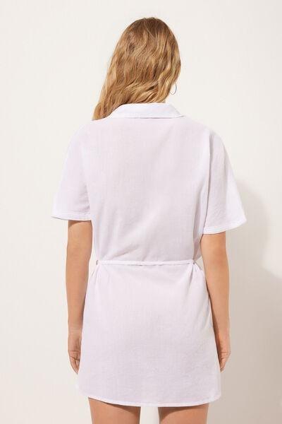 White Short Kaftan, , large image number 2