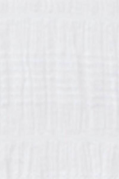 White Ruffled Cotton Top, 5501_895C, large image number 4