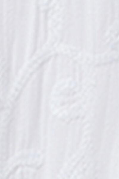 White Embroidered Cotton Maxi Dress, 5501_895C, large image number 4