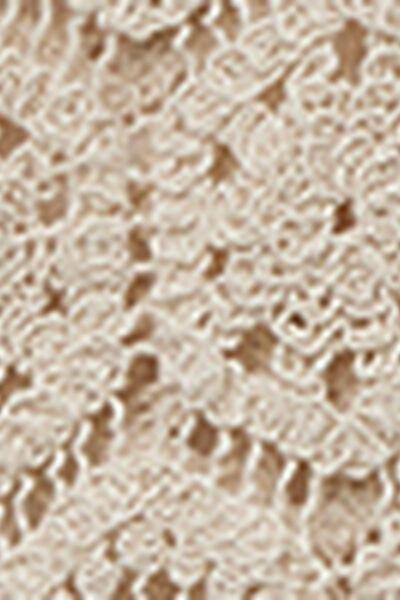 White Sleeveless Crochet Maxi Gilet, 5501_291E, large image number 4