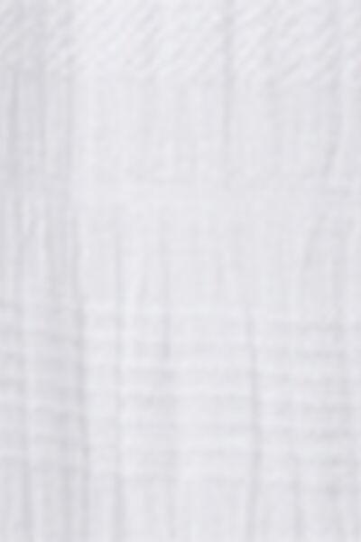 White Ruffled Cotton Skirt, 5501_895C, large image number 4
