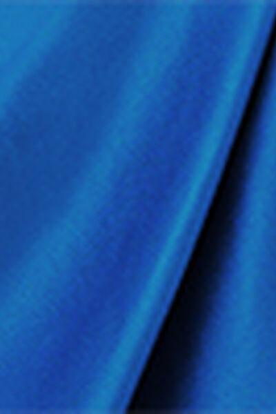 Navy Shiny Satin Pareo Skirt, 5501_155E, large image number 4