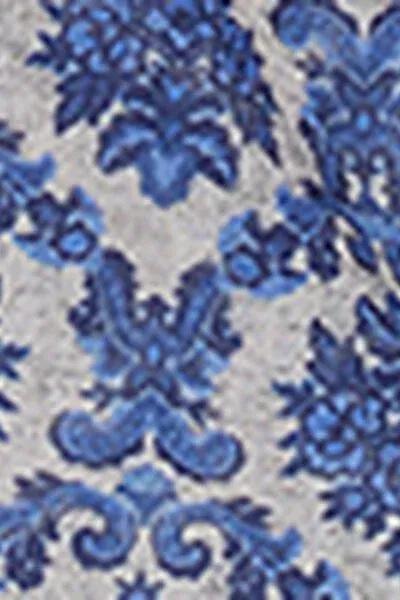 Blue Short Semi-Sheer Sarong, 5501_288E, large image number 4