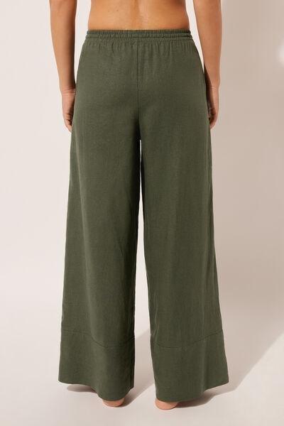 Green Palazzo Trousers, , large image number 2