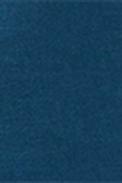 Navy Elasticated Waist Linen And Viscose Shorts, 5501_205E, large image number 4
