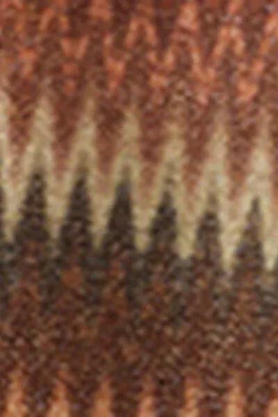 Brown Chevron Palazzo Pants, 5501_151E, large image number 4