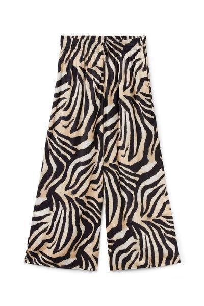 White/Black Savannah Zebra Long Pants, 5501_247E, large image number 0