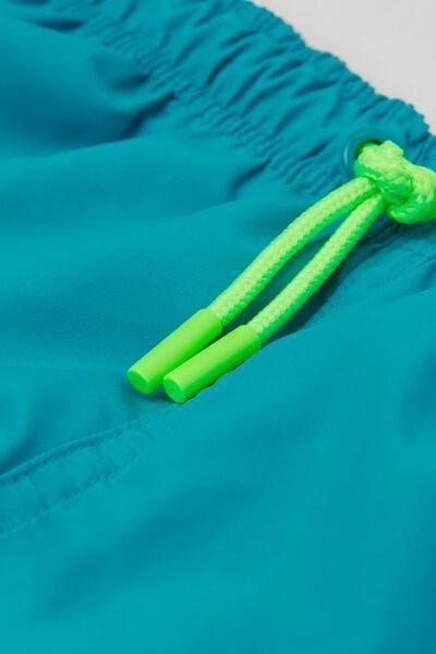 Green Boxer Swim Shorts, Kids Boys, , medium