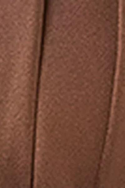 Brown Shiny Satin Swimsuit, 5501_040E, large image number 4