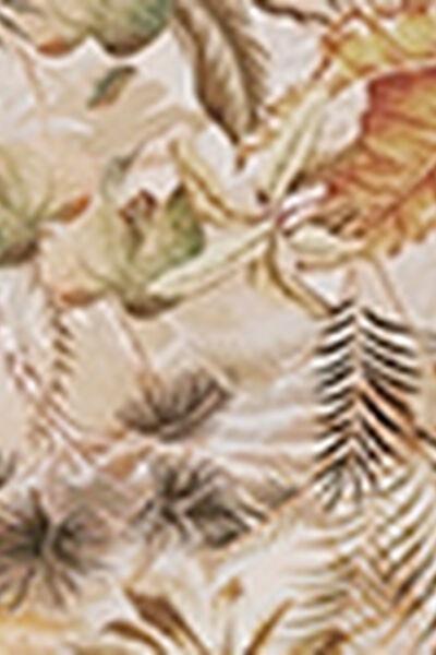 Beige/Green Tropical Foliage Swimsuit, 5501_144E, large image number 4