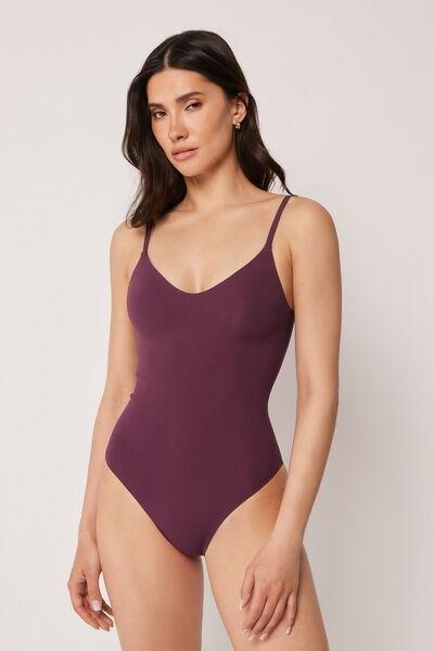 Burgundy Invisible Bonding Swimsuit, 5501_180E, large image number 0