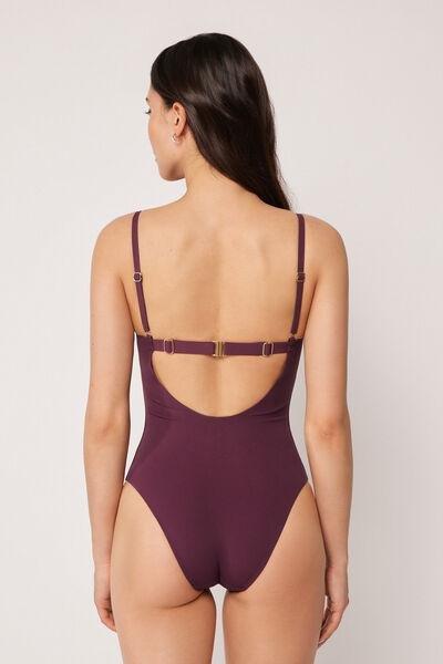 Burgundy Invisible Bonding Swimsuit, 5501_180E, large image number 2