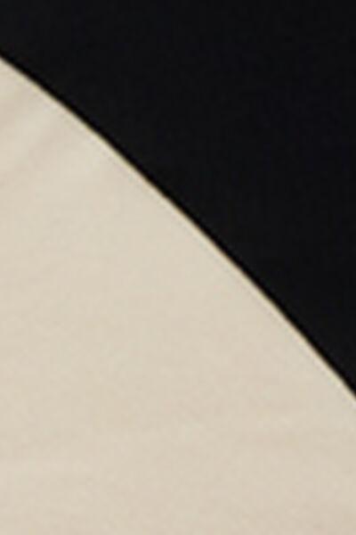 White/Black Elegant Bicolour Swimsuit, 5501_183E, large image number 4
