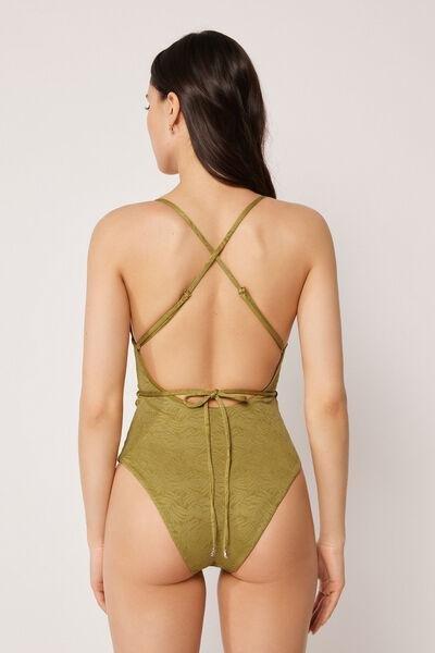 Green Wild Jungle Swimsuit, 5501_185E, large image number 2