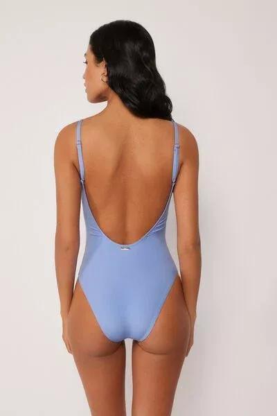 Blue Premium Fit Classic Swimsuit, 5501_162E, large image number 2