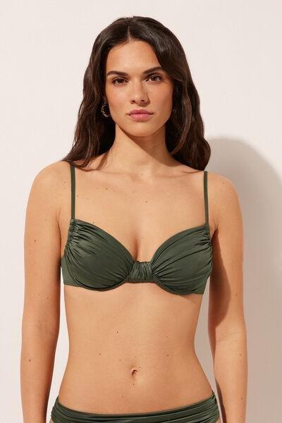 Green Balconette Bikini Top, , large image number 1