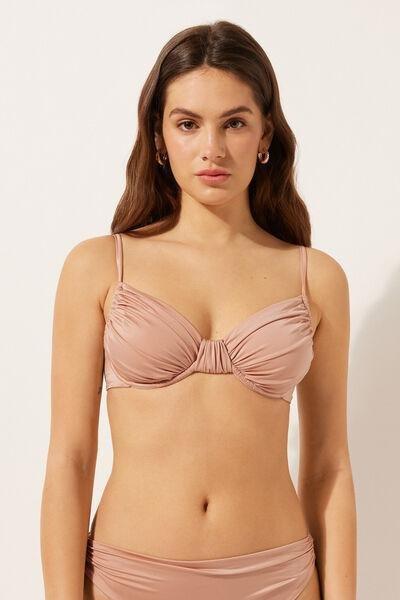 Pink Balconette Bikini Top, , large image number 1