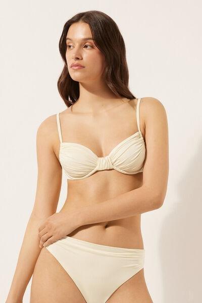 White Balconette Bikini Top, 5501_148E, large image number 0