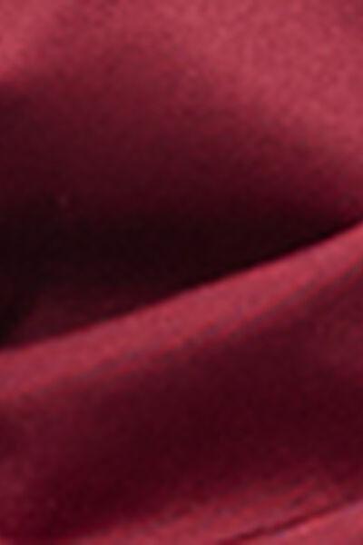 Red Shiny Satin Balconette Bikini Top, 5501_156E, large image number 4