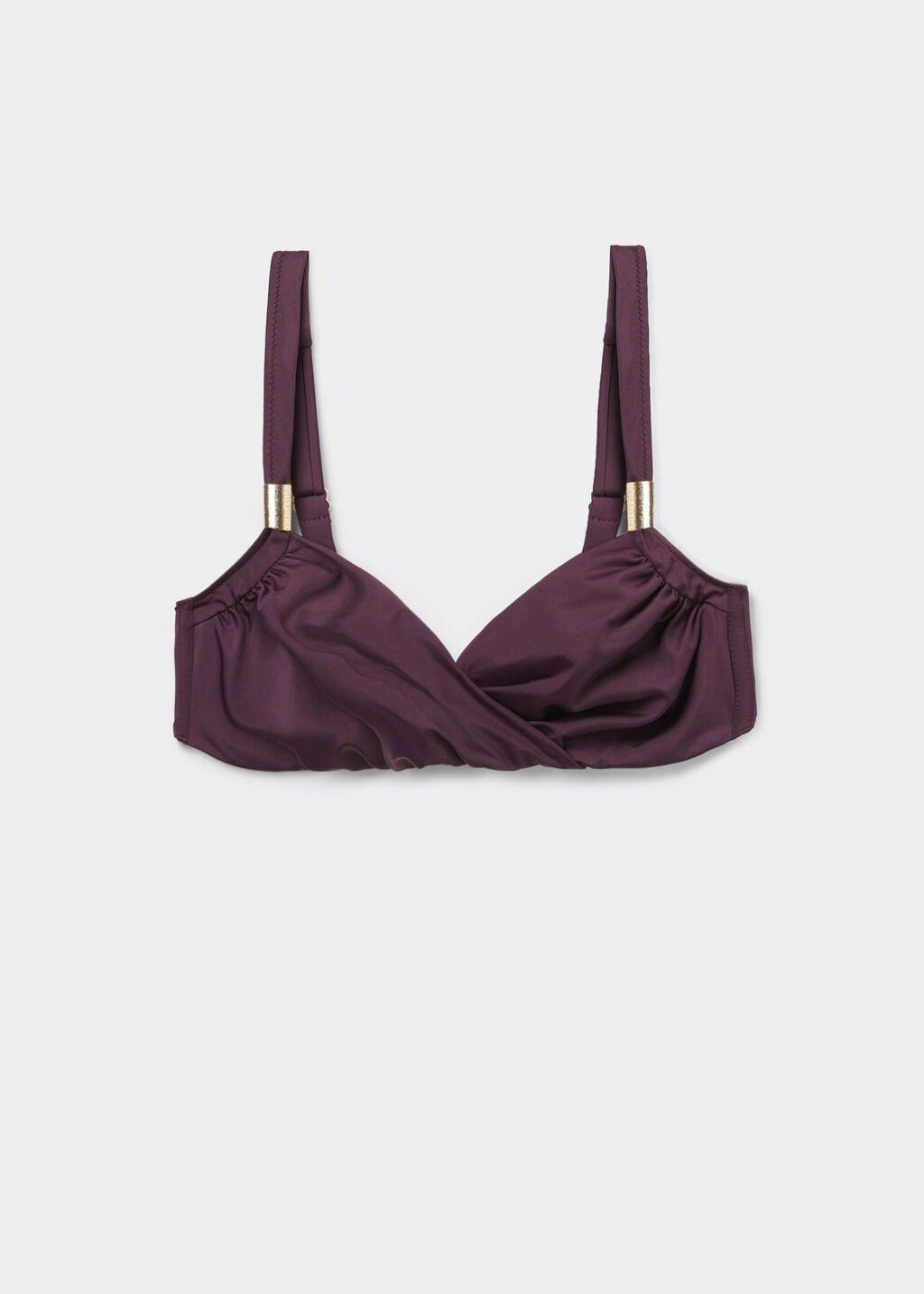 PURPLE SLATE SCULPTURE Balconette Bikini Top Scultura, , large image number 0