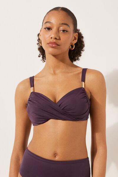 PURPLE SLATE SCULPTURE Balconette Bikini Top Scultura, , large image number 2