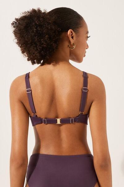 PURPLE SLATE SCULPTURE Balconette Bikini Top Scultura, , large image number 3