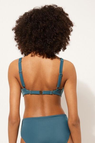 Blue Balconette Bikini Top, , large image number 2