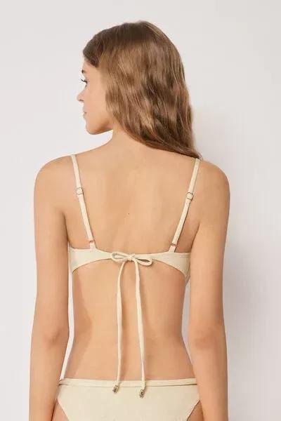 White Wild Jungle Removable Padding Balconette Bikini Top, 5501_186E, large image number 2