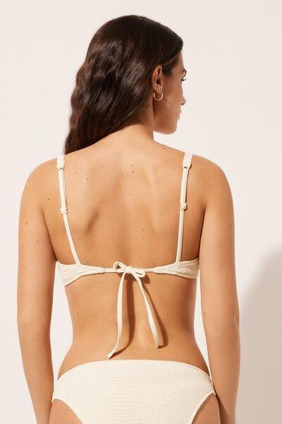 White Balconette Bikini Top, , large image number 2