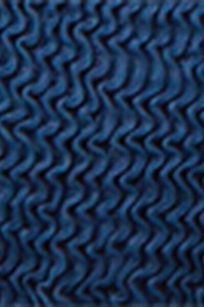 Navy Crinkle Waves Balconette Bikini Top, 5501_157E, large image number 4
