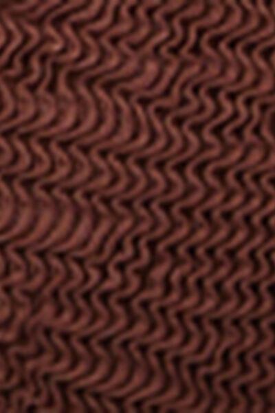 Brown Crinkle Waves Balconette Bikini Top, 5501_159E, large image number 4