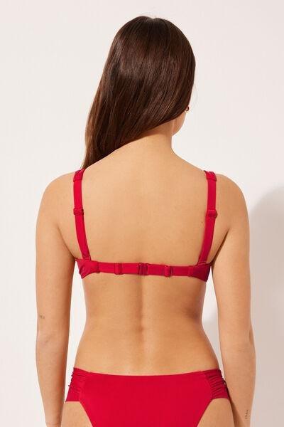 Red Balconette Bikini Top, , large image number 2
