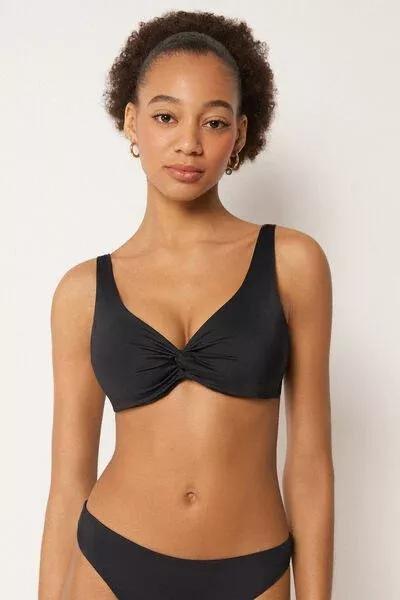 Black Premium Sculpt Balconette Bikini Top, 5501_163E, medium