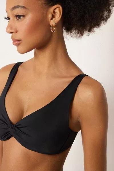 Black Premium Sculpt Balconette Bikini Top, 5501_163E, large image number 3