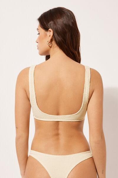 White Brassiere Bikini Top, , large image number 2