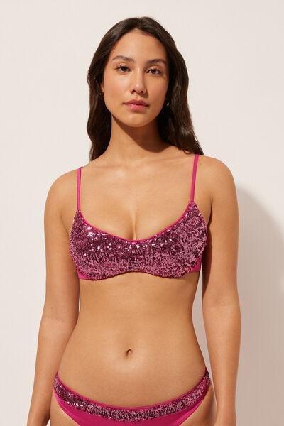 Pink Brassiere Bikini Top, , large image number 1