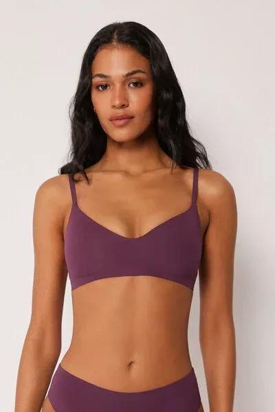 Burgundy Brassiere Bikini Invisible Bonding Top, 5501_180E, large image number 0