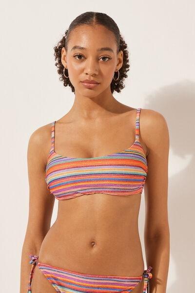 Multicolour Brassiere Bikini Top, 5501_032E, large image number 1