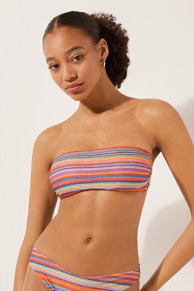 Multicolour Bandeau Bikini Top, , large image number 0