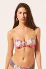 Calzedonia - Pink Graduated Padded Bandeau Bikini Top