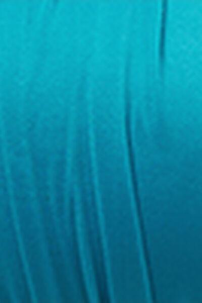 Blue Padded Bandeau Bikini Top, 5501_039E, large image number 4