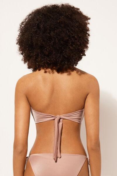 Pink Padded Bandeau Bikini Top, , large image number 2